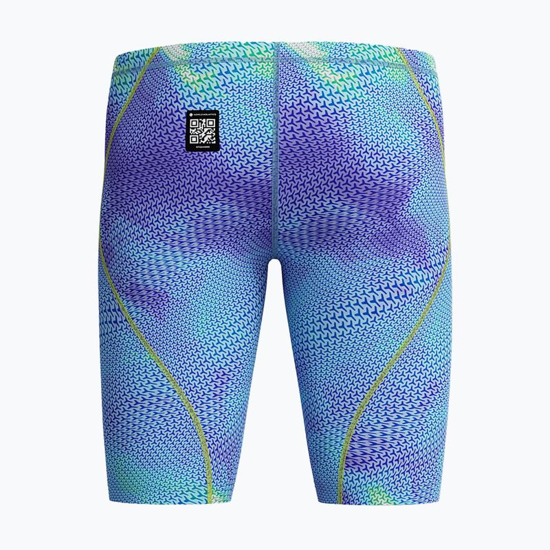 Плавки чоловічі Speedo Fastskin HyperSpark Printed Jammer under current/sugar blue 2