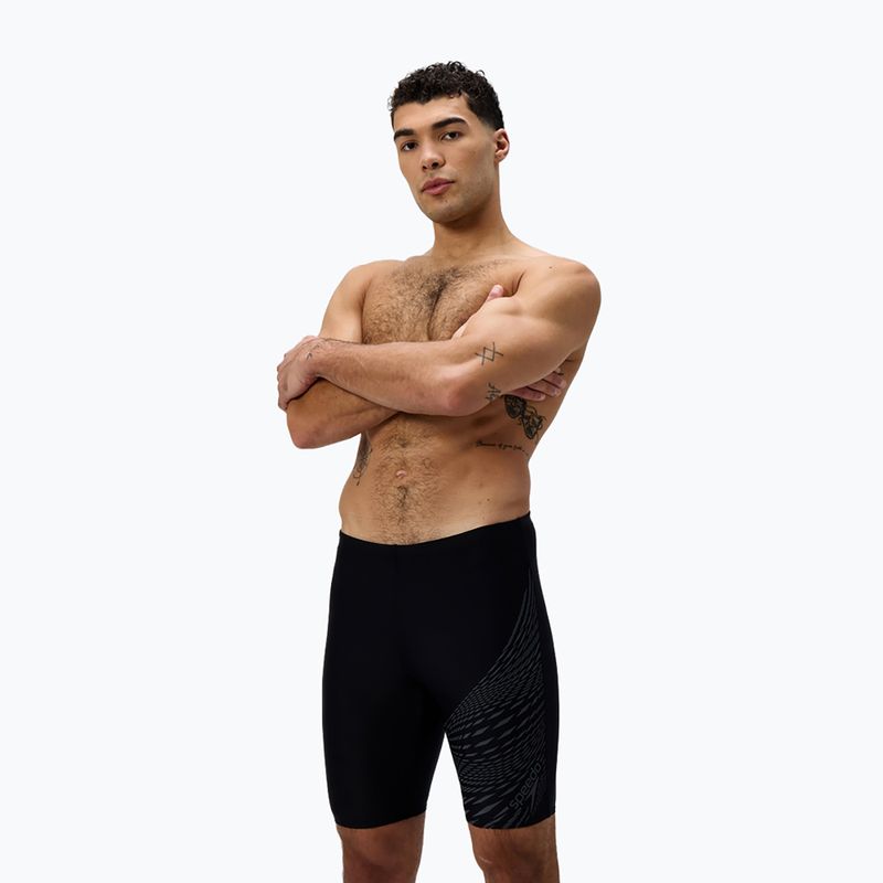Плавки чоловічі Speedo Medley Logo Jammer black/lead grey