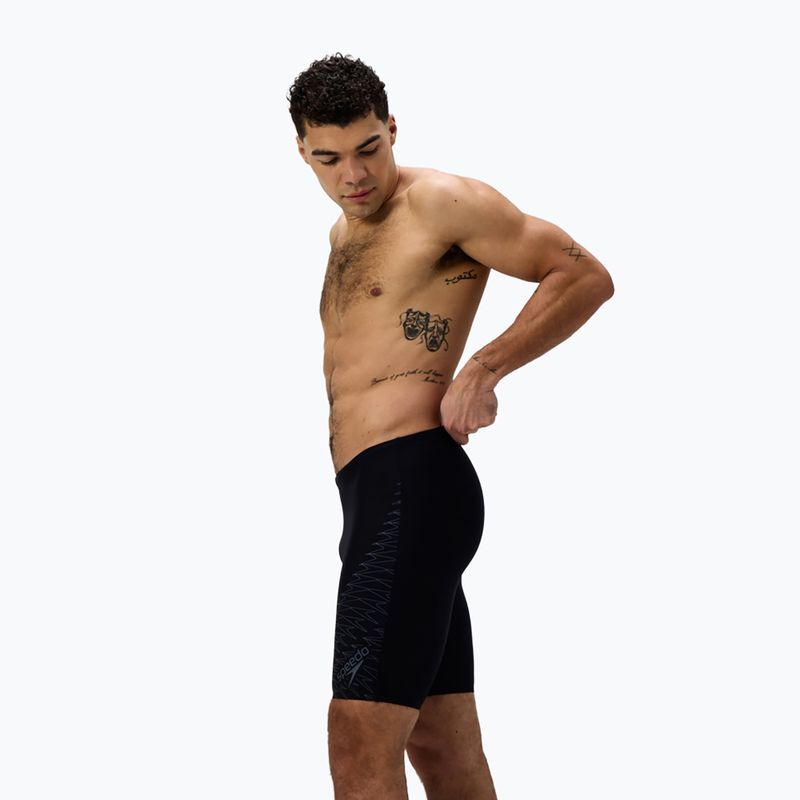 Плавки чоловічі Speedo Medley Logo Jammer black/lead grey 4