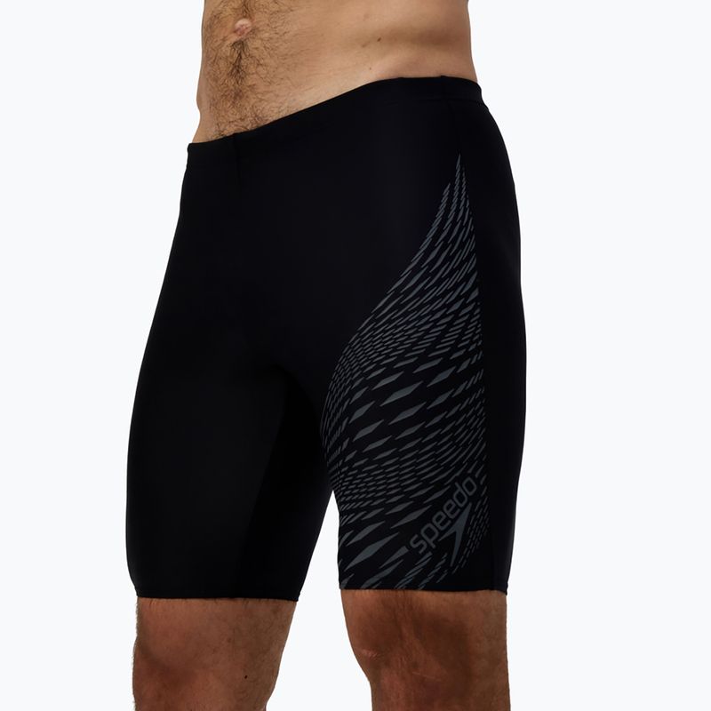 Плавки чоловічі Speedo Medley Logo Jammer black/lead grey 5
