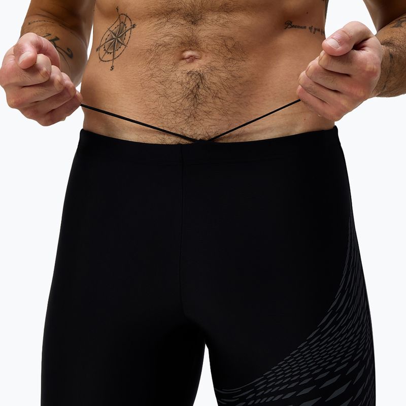 Плавки чоловічі Speedo Medley Logo Jammer black/lead grey 6