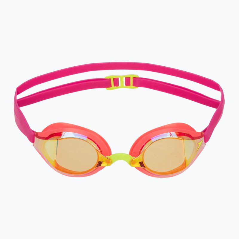 Окуляри для плавання Speedo Fastskin Speedsocket 2 Mirror neon melon/vermillion/gold mirror 2
