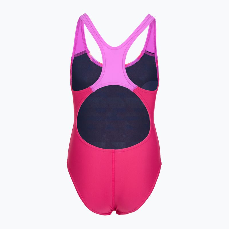 Купальник суцільний дитячий Speedo Digital Placement Splashback pink/glassy pink 2