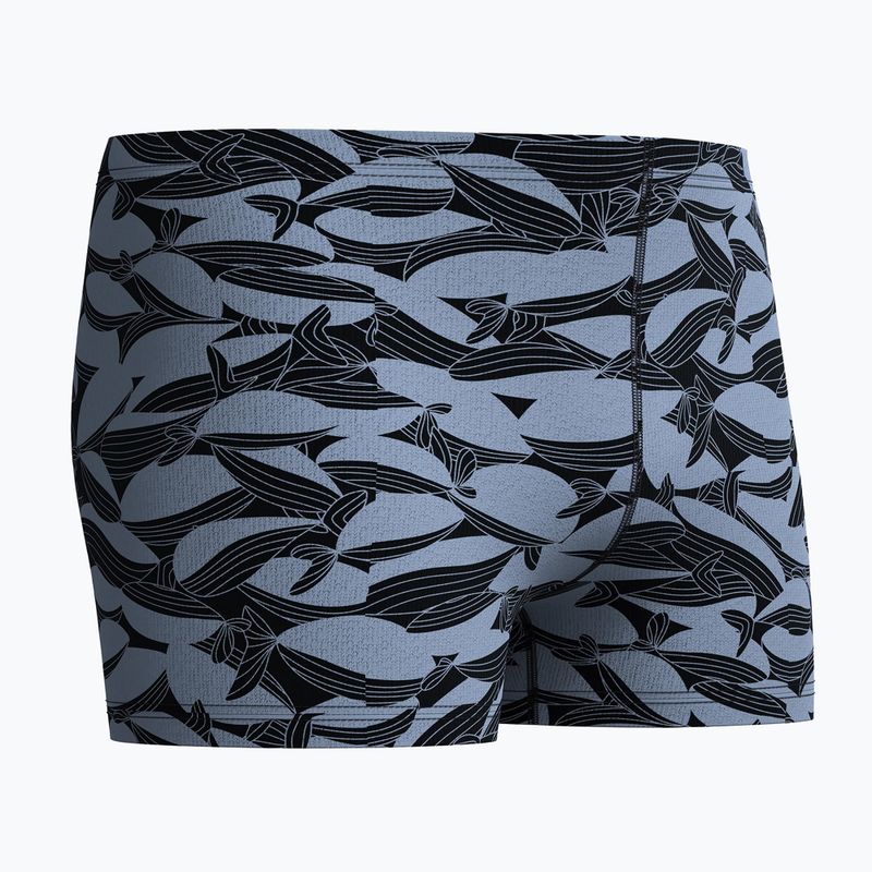 Плавки-боксерки чоловічі Speedo Print Beachstar Square Leg Anthracite/Coin Grey 6