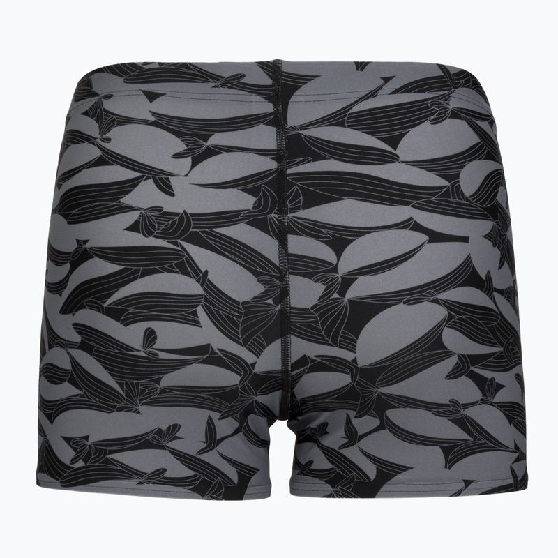 Плавки-боксерки чоловічі Speedo Print Beachstar Square Leg Anthracite/Coin Grey 6