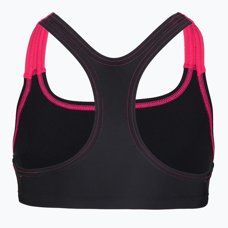 Купальник роздільний дитячий Speedo Medley Logo Racerback 2pc anthracite/pink 4