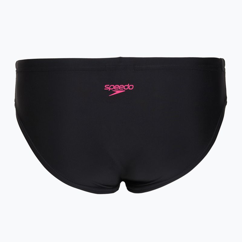 Купальник роздільний дитячий Speedo Medley Logo Racerback 2pc anthracite/pink 7