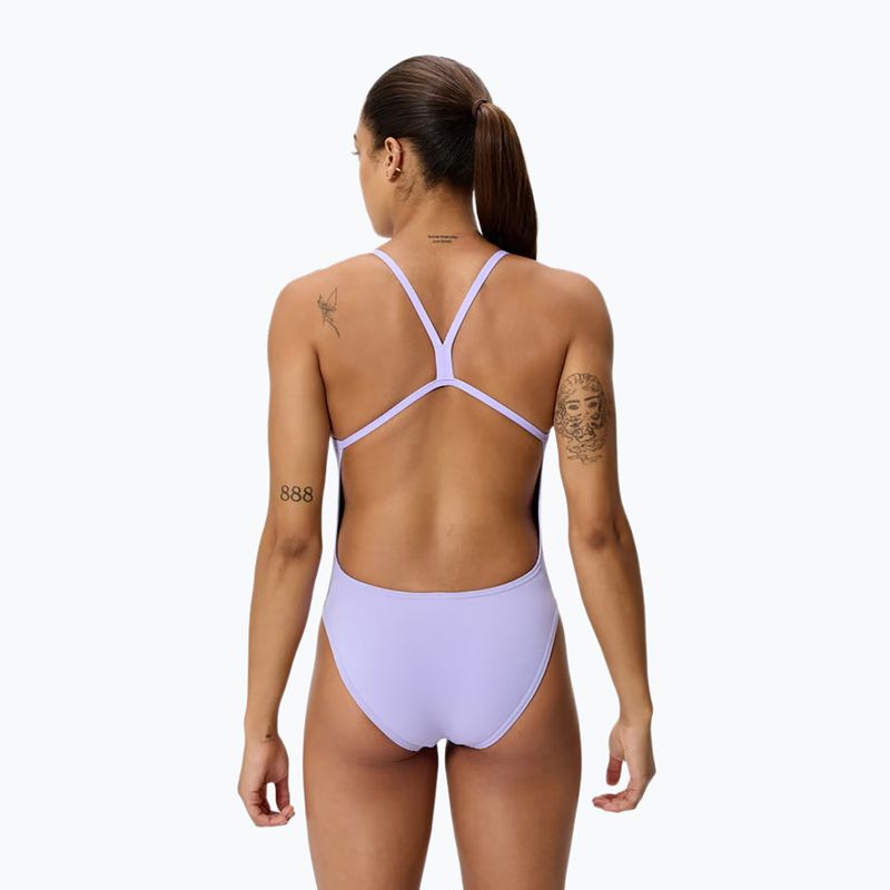 Купальник суцільний жіночий Speedo FL Solid V-Back 2.0 bright lavender 2