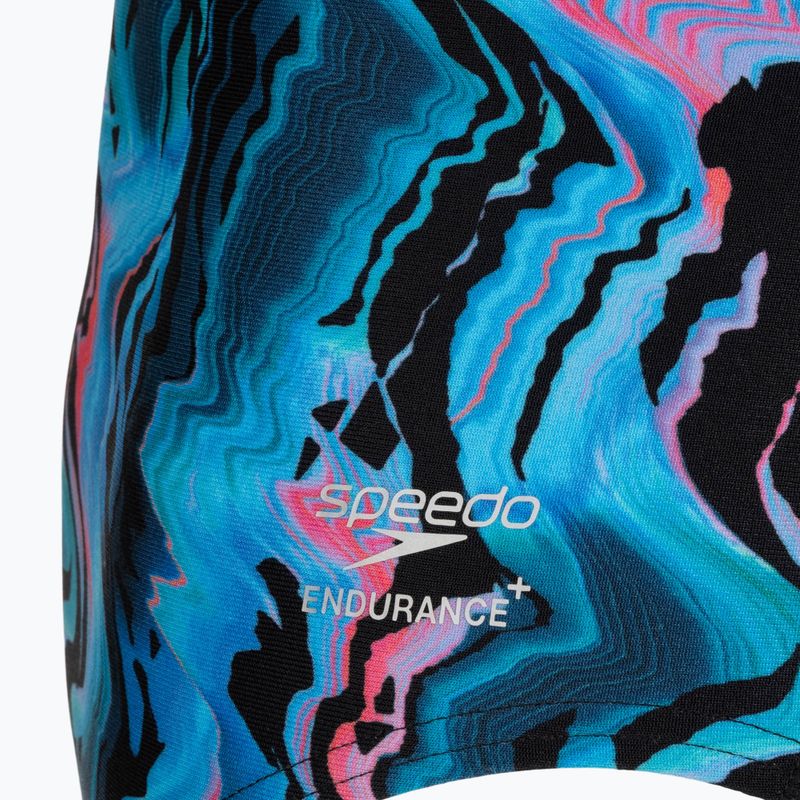 Купальник суцільний жіночий Speedo Printed Web Back canyon ombre/black 3