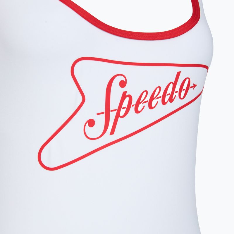 Купальник суцільний жіночий Speedo Solid Bound Scoop high risk red/bright white 3