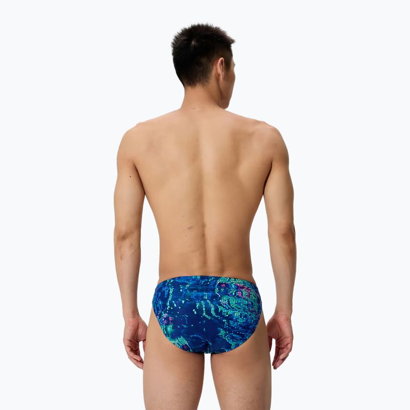 Плавки чоловічі Speedo Printed Brief pixel pool/navy 2