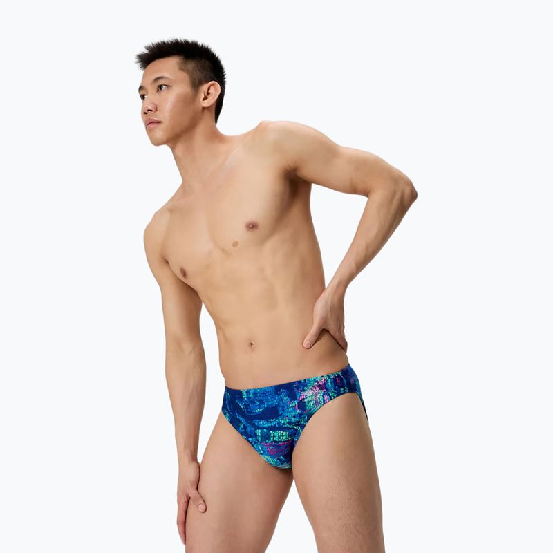 Плавки чоловічі Speedo Printed Brief pixel pool/navy 3