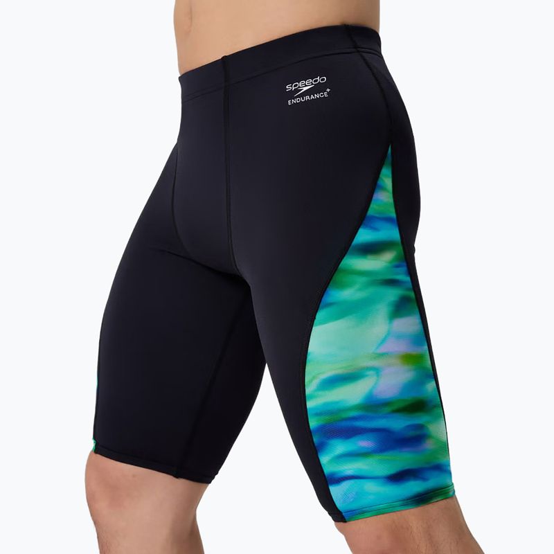 Джамери чоловічі Speedo Printed Side Spliced sunset grove/black 4
