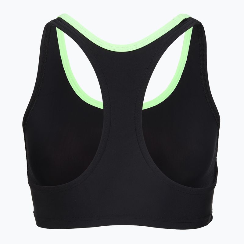 Купальник роздільний жіночий Speedo Placement Raceback 2pc anthracite/clover 4