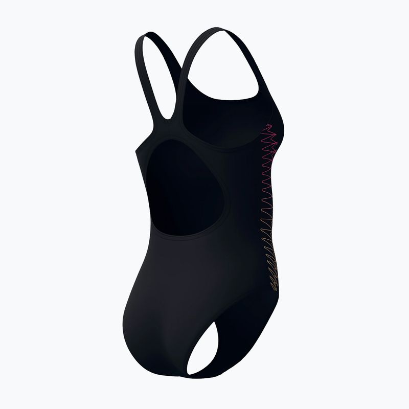 Купальник суцільний жіночий Speedo Placement Muscleback anthracite/clover 8