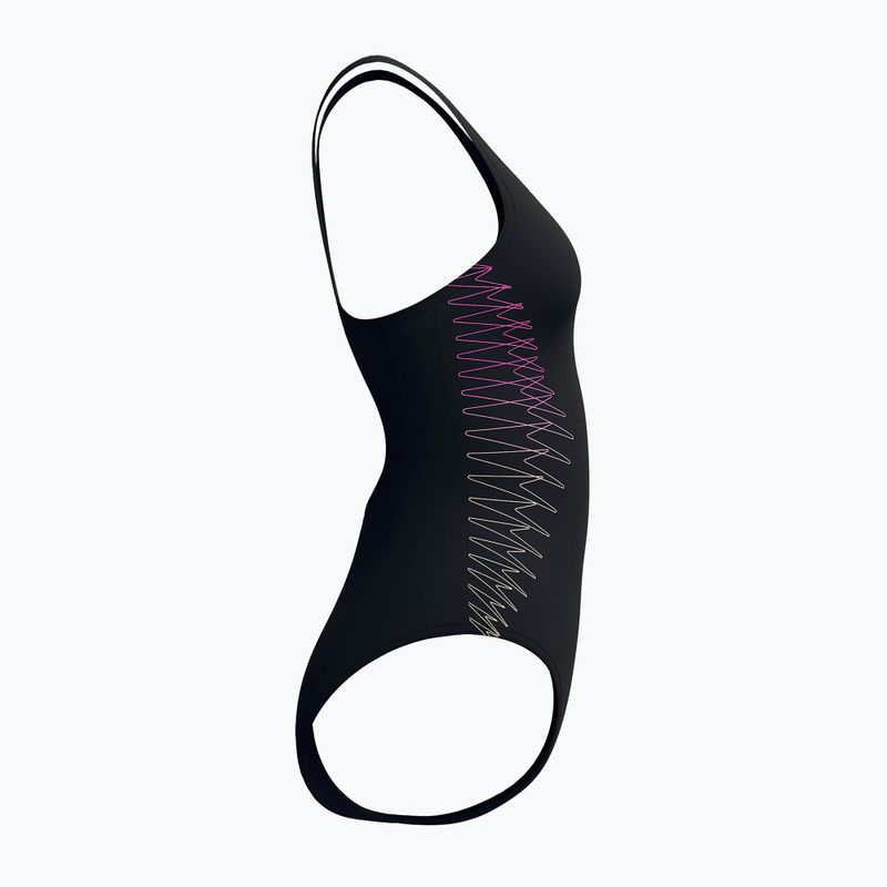 Купальник суцільний жіночий Speedo Placement Muscleback anthracite/clover 9