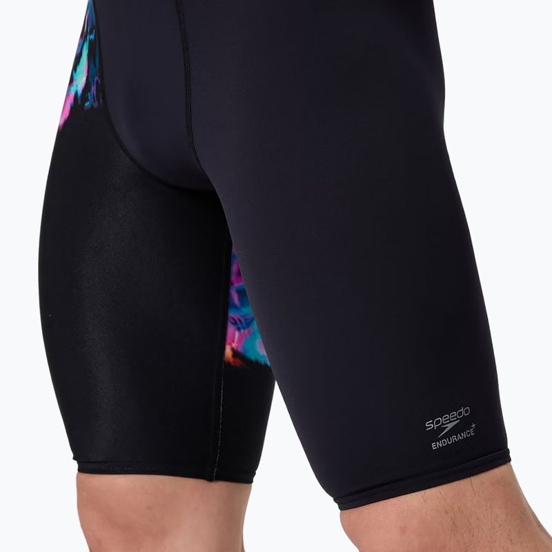 Джамери чоловічі Speedo Placement Aquashort glitchy garden/black 6