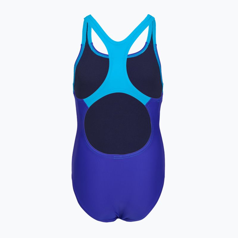 Купальник суцільний дитячий Speedo Medley Logo Medalist sapphire/mayan blue 2