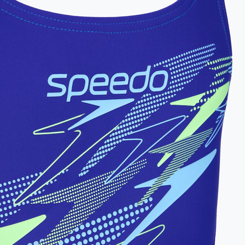 Купальник суцільний дитячий Speedo Medley Logo Medalist sapphire/mayan blue 3