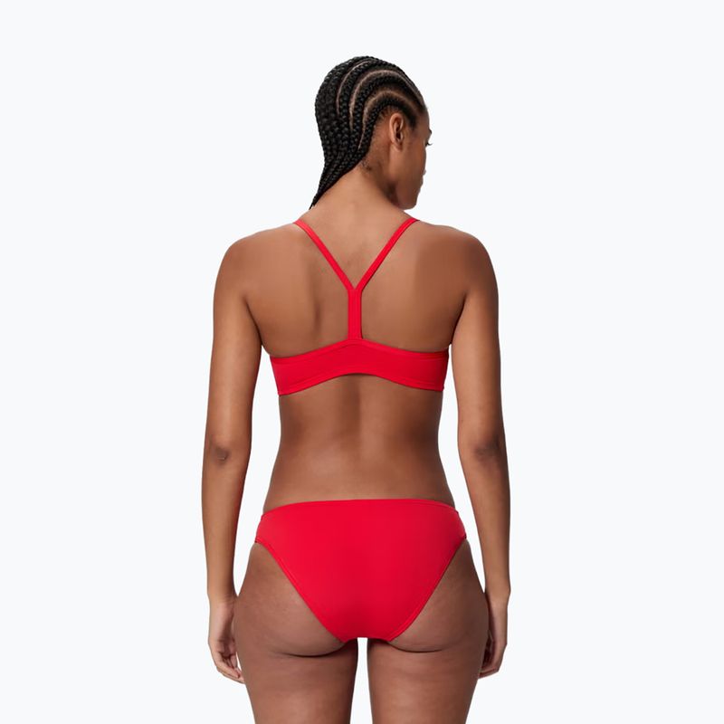 Купальник роздільний жіночий Speedo Endurance+ Logo Thin Strap high risk red 2