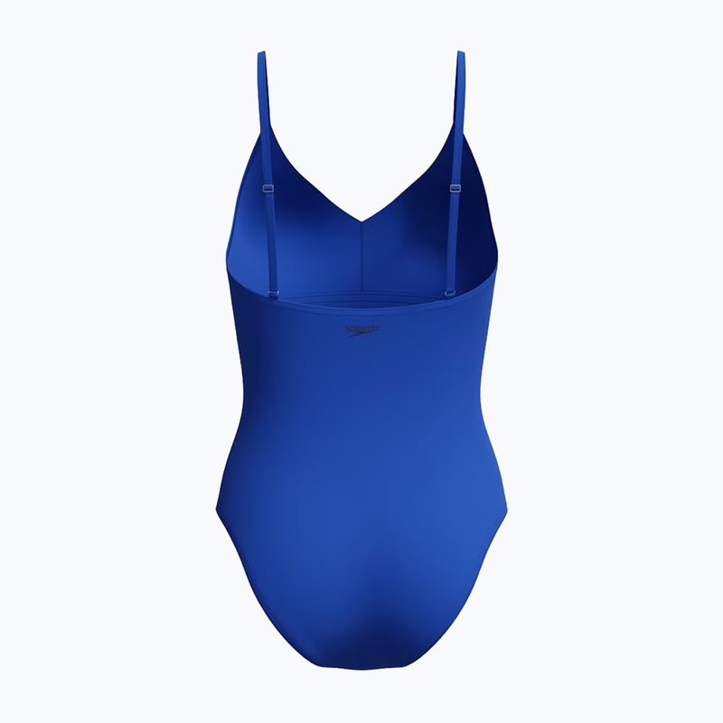 Купальник суцільний жіночий Speedo Solid V-Neck deep sapphire 2