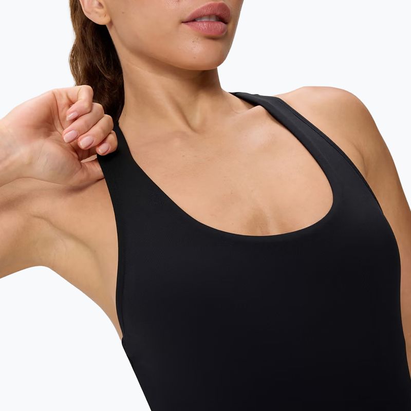 Купальник суцільний жіночий Speedo Solid Scoop Neck anthracite 4