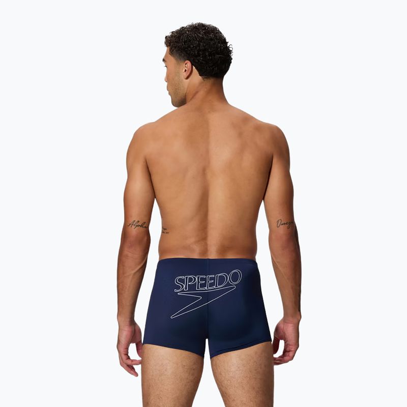 Плавки чоловічі Speedo Endurance+ Logo Aquashort peacoat 2