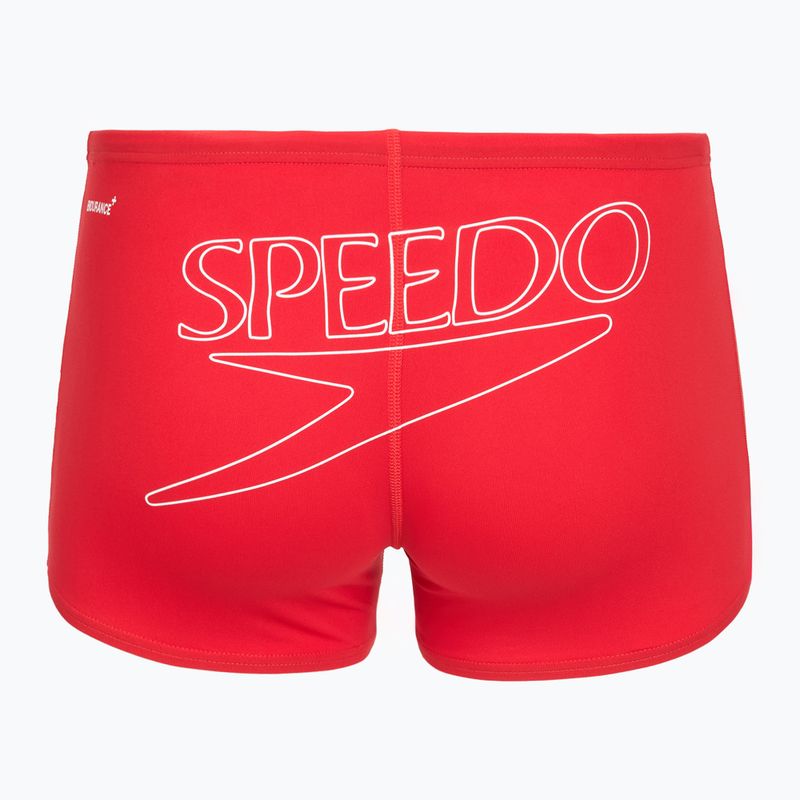 Плавки-боксерки чоловічі Speedo Endurance+ Logo Aquashort high risk red 2