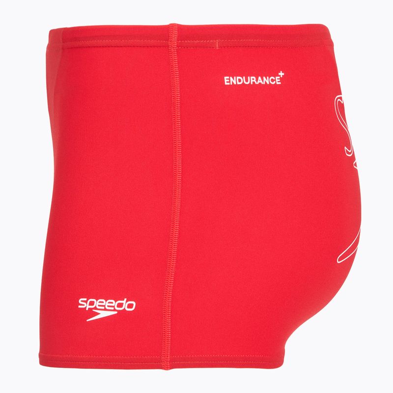 Плавки-боксерки чоловічі Speedo Endurance+ Logo Aquashort high risk red 3