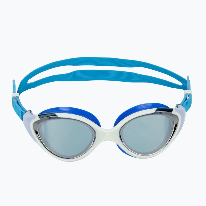 Окуляри для плавання жіночі Speedo Biofuse 2.0 Mirror light honeydew/cobalt/silver mirror 2