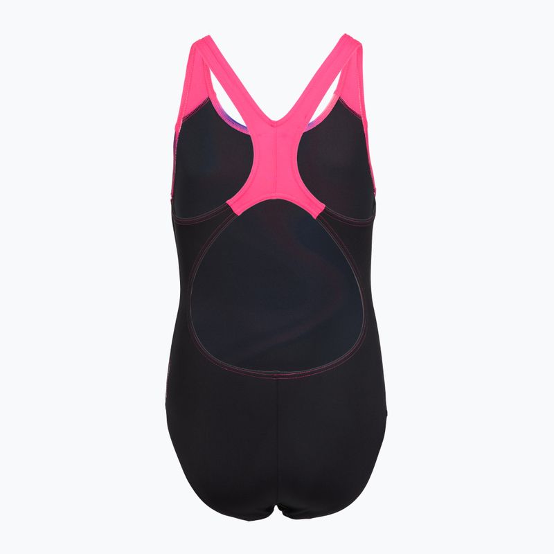Купальник суцільний дитячий Speedo Digital Placement Splashback pink/anthracite 2