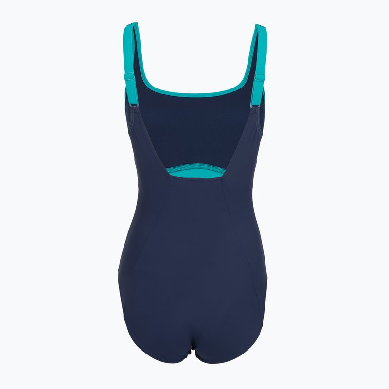 Купальник суцільний жіночий Speedo Shaping Contour Eclipse peacock teal/peacoat 2