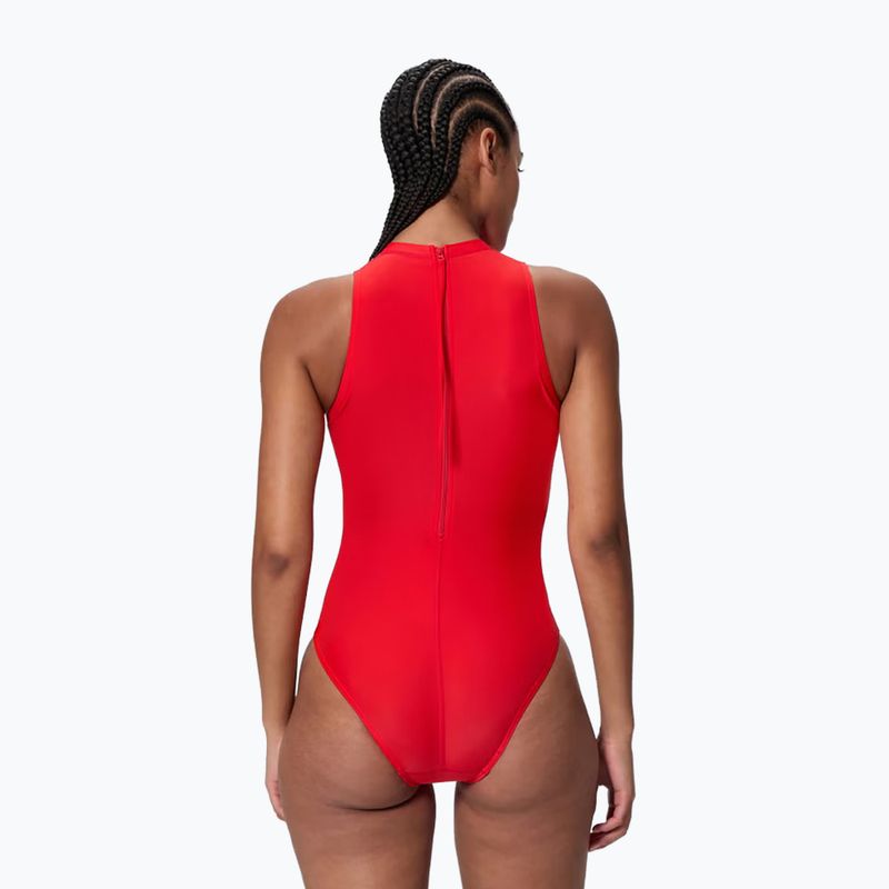 Купальник суцільний жіночий Speedo Hydrasuit high risk red 2