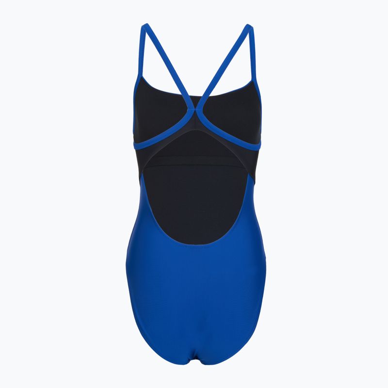 Купальник суцільний жіночий Speedo Solid Racerback zaffre blue/anthracite 2