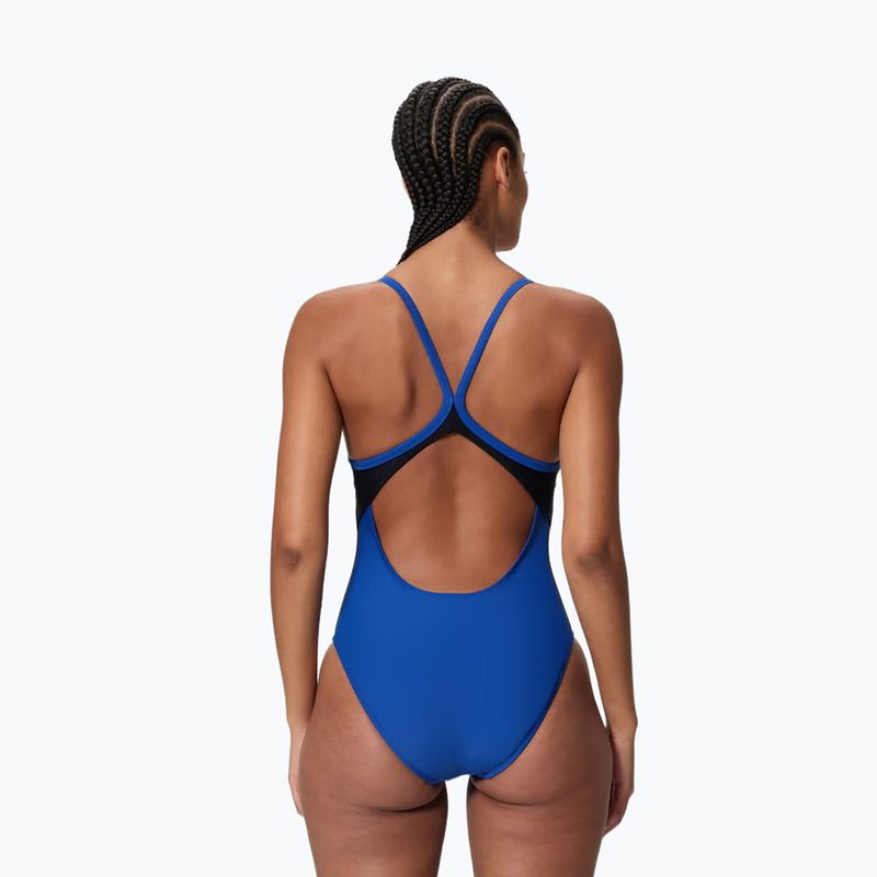 Купальник суцільний жіночий Speedo Solid Racerback zaffre blue/anthracite 2