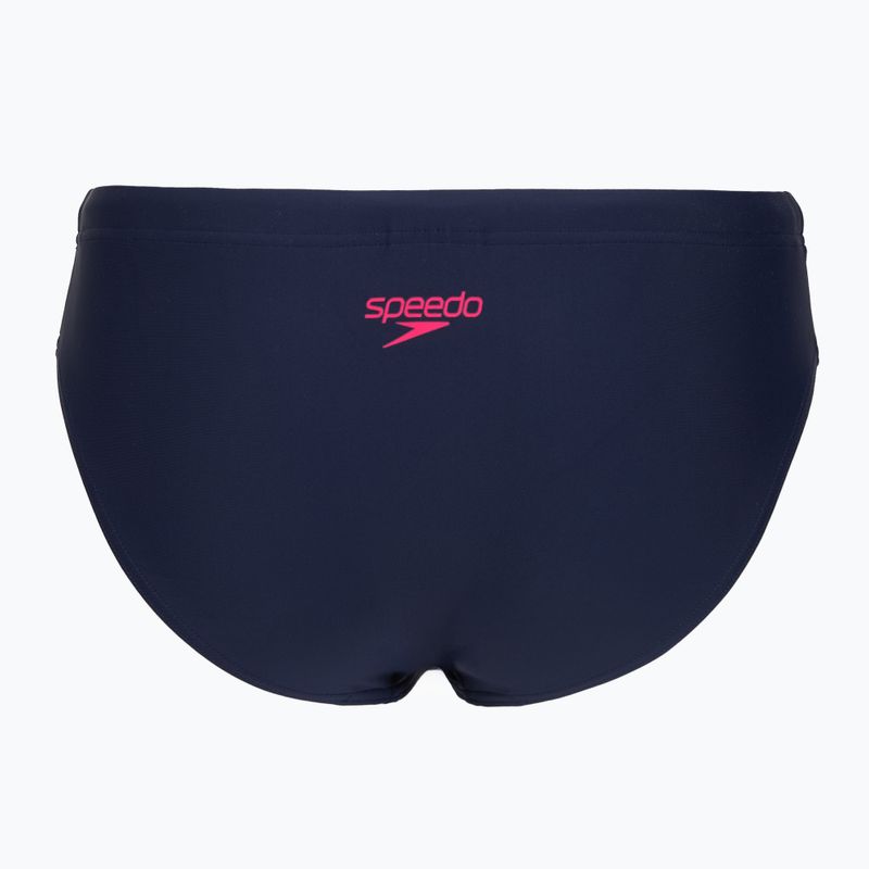 Купальник суцільний жіночий Speedo Colourblock Splice 2.0 peacoat/pink 7