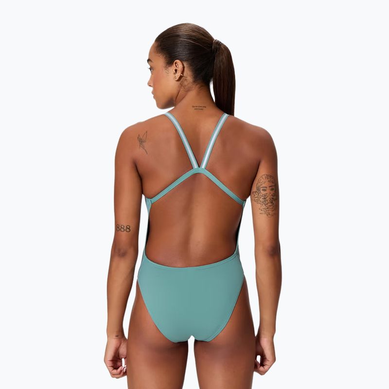 Купальник суцільний жіночий Speedo Active Back storm green 2