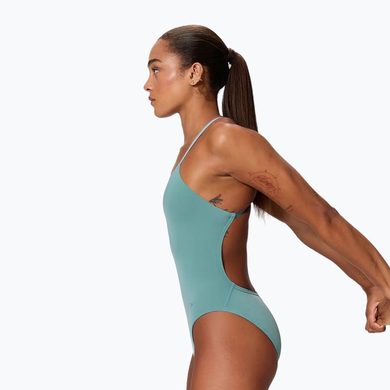 Купальник суцільний жіночий Speedo Active Back storm green 3