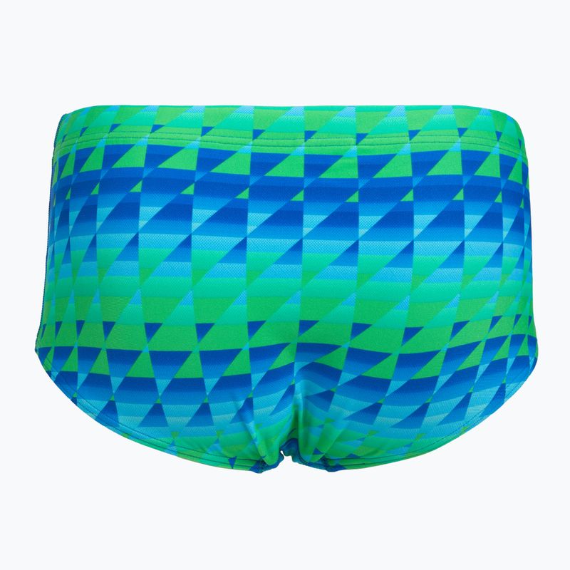 Плавки чоловічі Speedo мл Printed 13.5 см Brief quilted triangles/lagoon blue 2