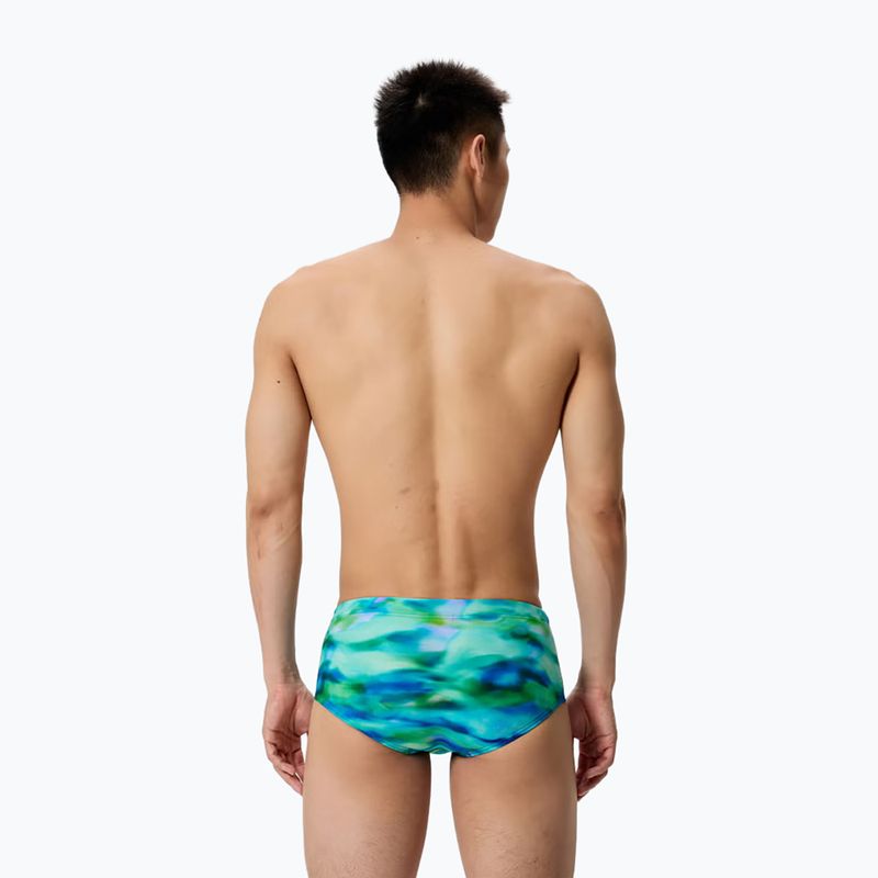 Плавки чоловічі Speedo Printed 13.5 см Brief sunset grove/green 2
