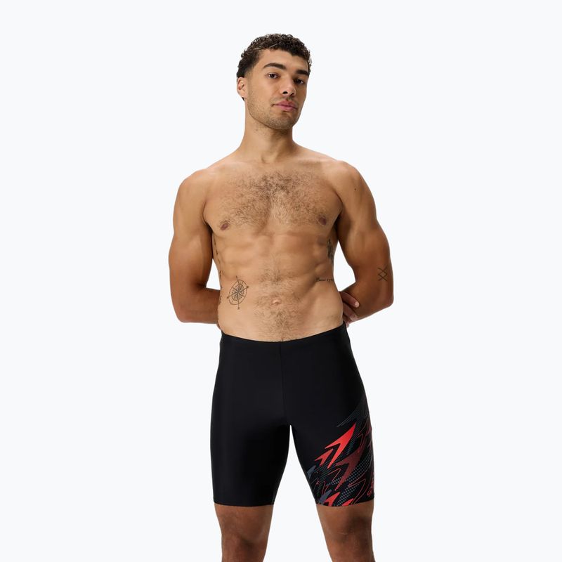 Плавки чоловічі Speedo Medley Logo Jammer anthracite/hrr 2