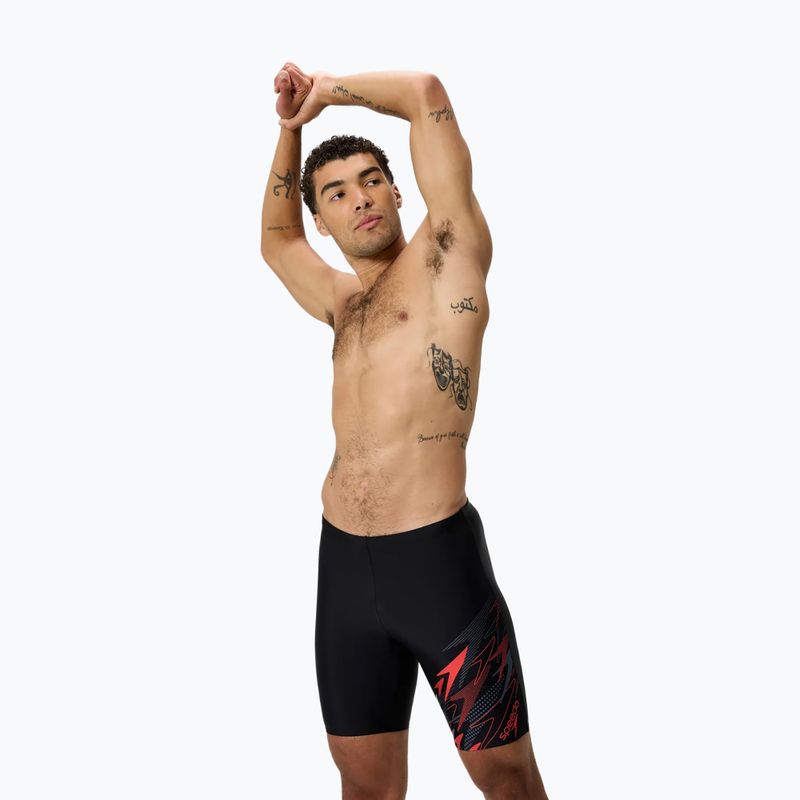 Плавки чоловічі Speedo Medley Logo Jammer anthracite/hrr 4