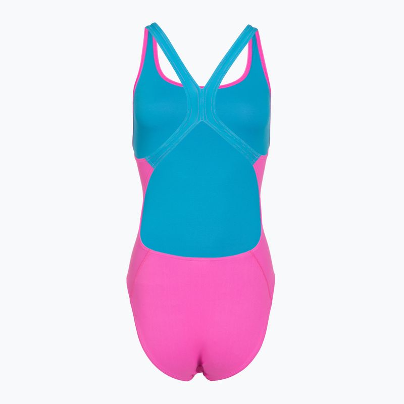 Купальник суцільний жіночий Speedo Solid Powerback neon flamingo 2