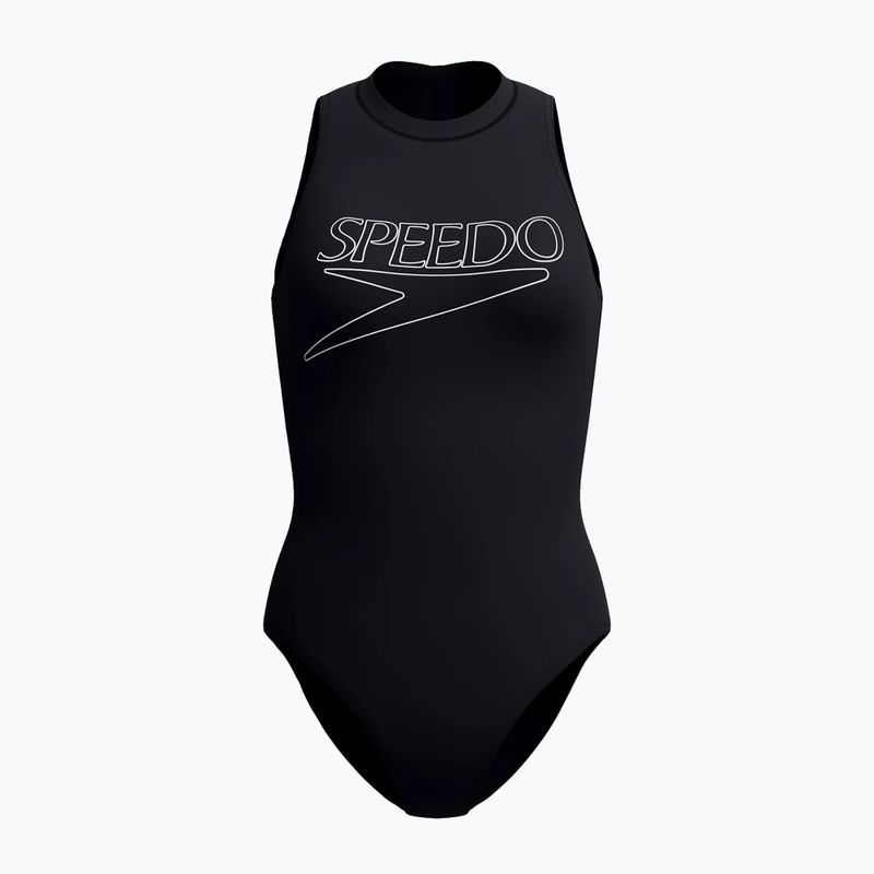 Купальник суцільний жіночий Speedo Endurance+ Logo Hydrasuit anthracite 3