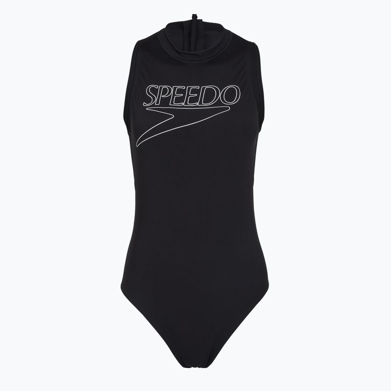 Купальник суцільний жіночий Speedo Endurance+ Logo Hydrasuit anthracite 3