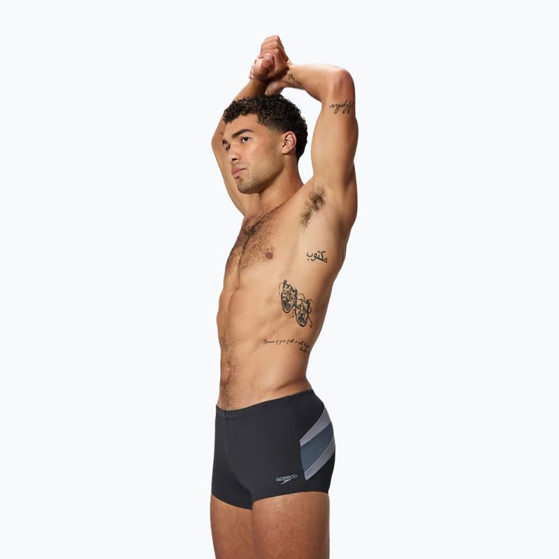 Плавки чоловічі Speedo Hyperboom Aquashort anthracite/coin grey 3