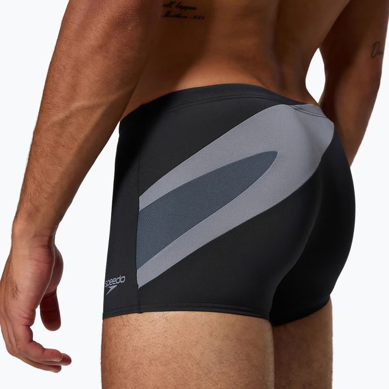 Плавки чоловічі Speedo Hyperboom Aquashort anthracite/coin grey 5
