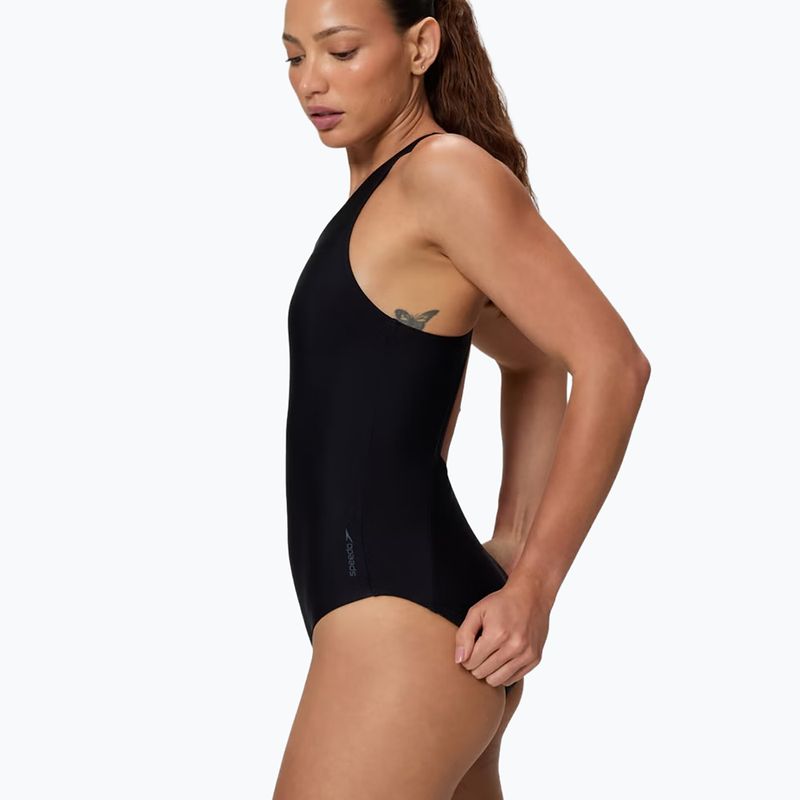 Купальник суцільний жіночий Speedo Colorblock Ultraback 2.0 anthracite 3