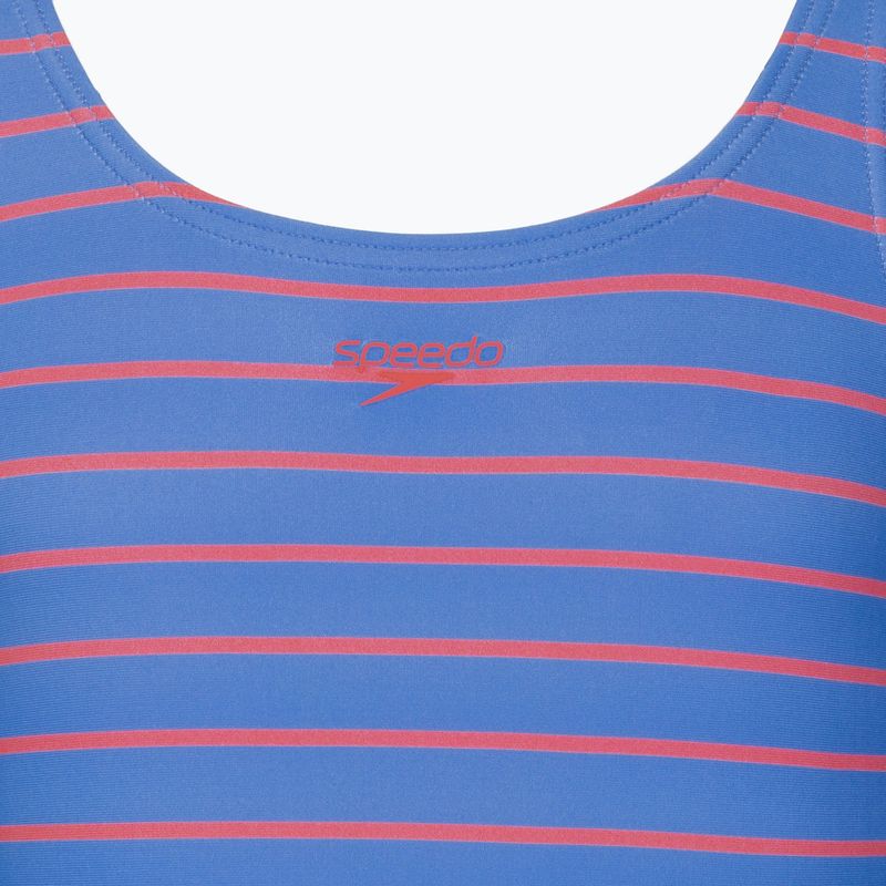Купальник суцільний дитячий Speedo Stripe Print Medalist periwinkle blue 3