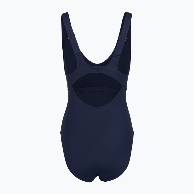 Купальник суцільний жіночий Speedo Sculpture Butterfly Back peacoat 2